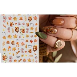 Sticker Adesivo Unghie per Nail Art - Autunno 032