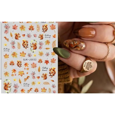 Sticker Adesivo Unghie per Nail Art - Autunno 032