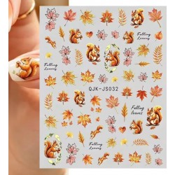 Sticker Adesivo Unghie per Nail Art - Autunno 032