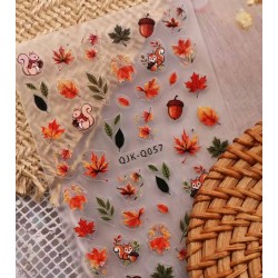Sticker Adesivo Unghie per Nail Art - Autunno 057